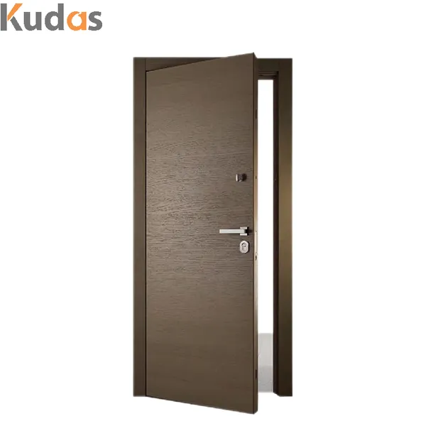 باب غرفة فيلا أمريكية فاخرة باب داخلي مصنوع من الخشب الصلب