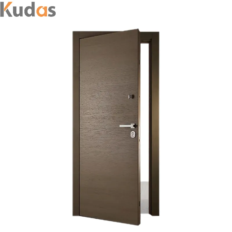 باب غرفة فيلا أمريكية فاخرة باب داخلي مصنوع من الخشب الصلب