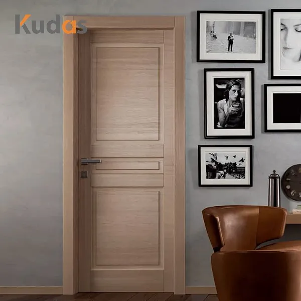 أبواب داخلية من خشب الجوز الأمريكي، أبواب خشبية صلبة حديثة