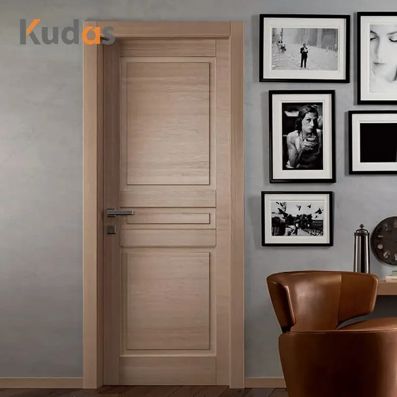 أبواب داخلية من خشب الجوز الأمريكي، أبواب خشبية صلبة حديثة