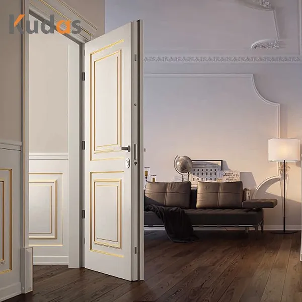 باب خشبي صوتي للحمام تركي عالي الجودة