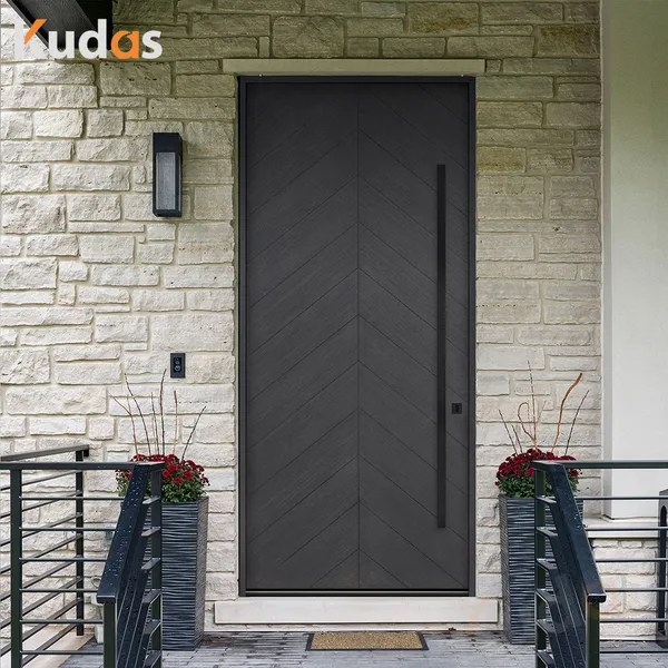 أبواب دخول أمامية من الحديد، باب خشبي من الصلب للأمان