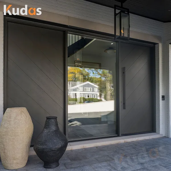 أبواب أمامية خارجية أمان مدخل خارجي باب دخول مزدوج