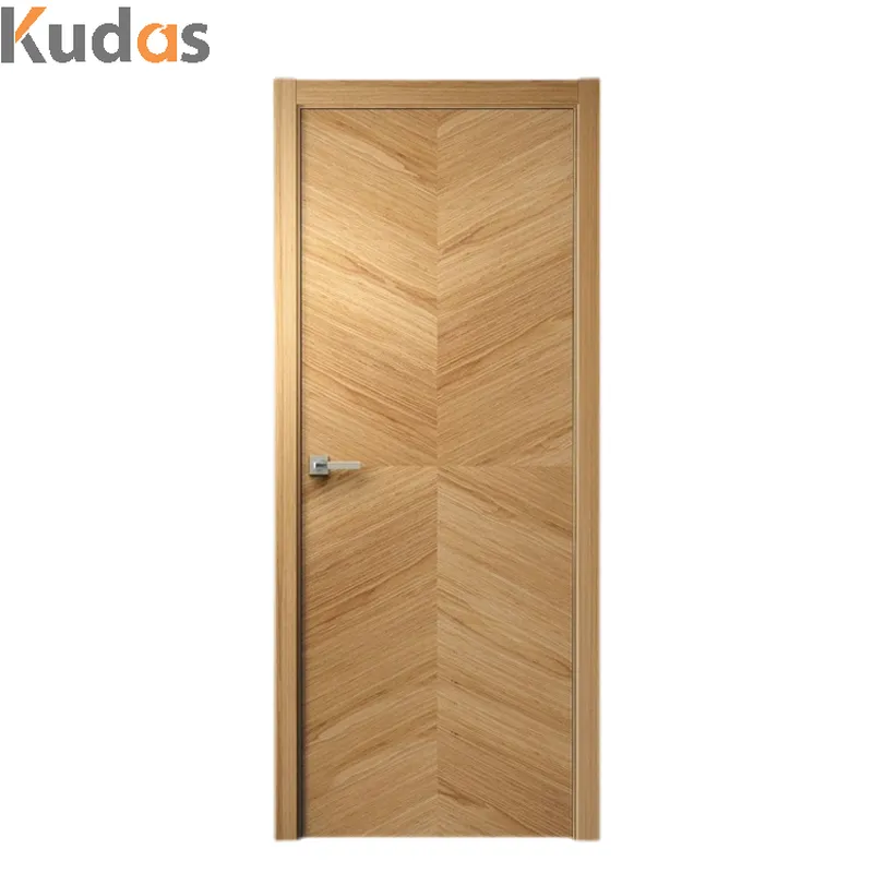 باب خشبي داخلي من خشب الجوز بقشرة الجوز الجاهزة