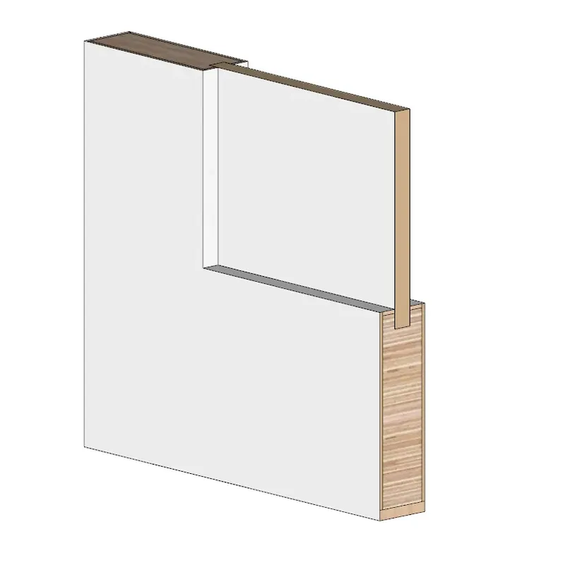 أرجوحة الضغط الساخن باب غرفة النوم الخشبي الداخلي باللون الأبيض