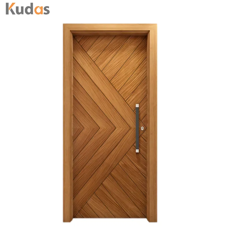 باب خشب متين أمامي متأرجح من خشب البلوط  