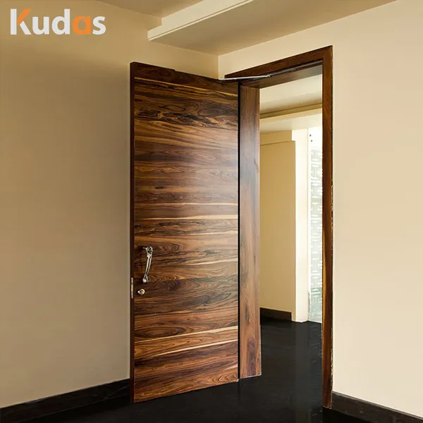 أبواب خشبية آمنة لباب الفيلا من الخشب الصلب