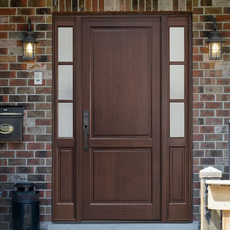 أبواب دخول خارجية مصنوعة من الألياف الزجاجية مقاومة للماء للمنزل