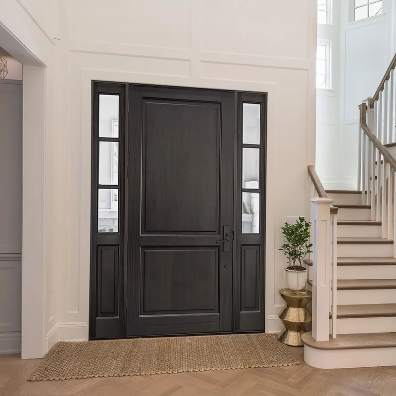 أبواب دخول خارجية مصنوعة من الألياف الزجاجية مقاومة للماء للمنزل