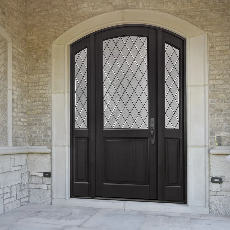 أبواب خشبية للمدخل الرئيسي الخشبي الخارجي المزدوج