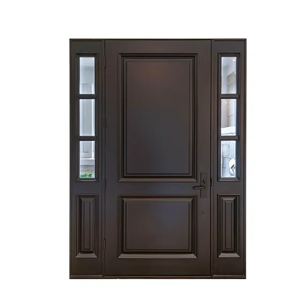 مدخل خارجي أنيق من الخشب الصلب، باب أمامي رئيسي صلب