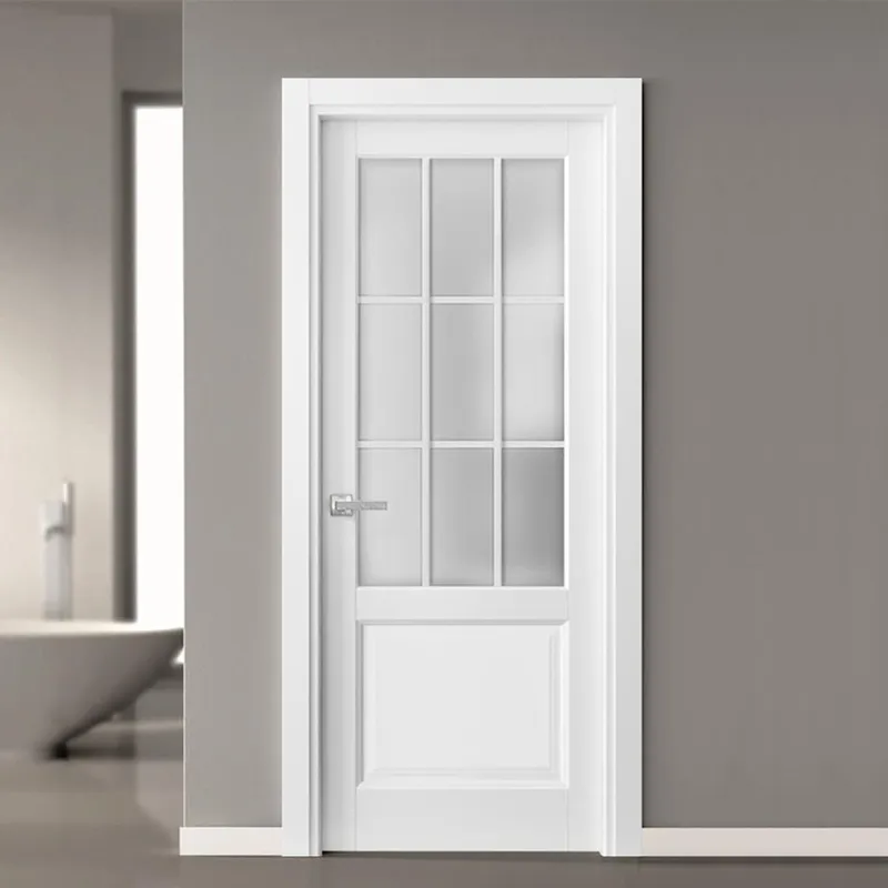 ألواح خشبية داخلية بسيطة من خشب الميلامين لباب خشبي للمكتب