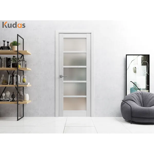 أبواب خشبية مجوفة داخلية من الخشب والبلاستيك