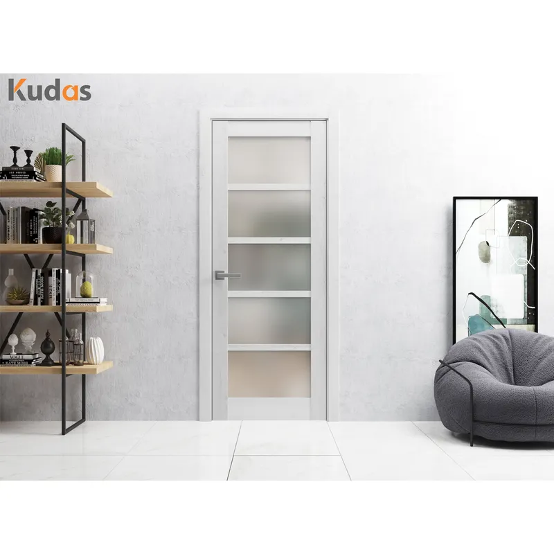 أبواب خشبية مجوفة داخلية من الخشب والبلاستيك