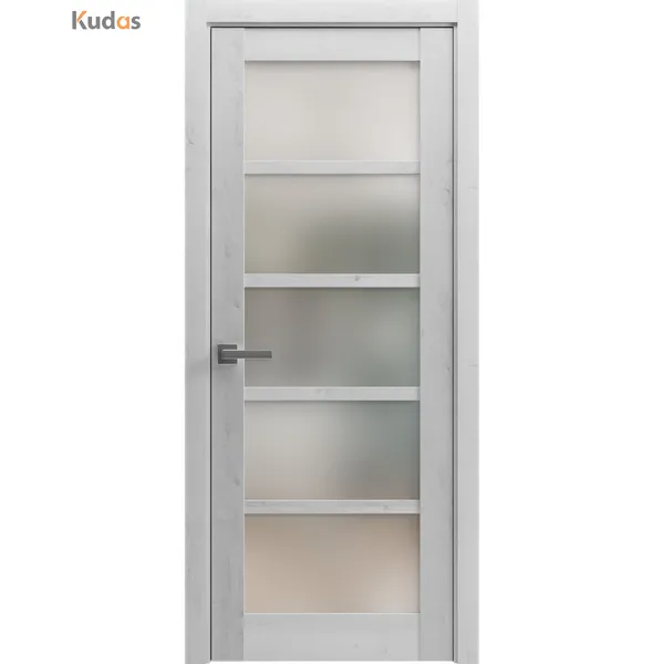 أبواب خشبية مجوفة داخلية من الخشب والبلاستيك