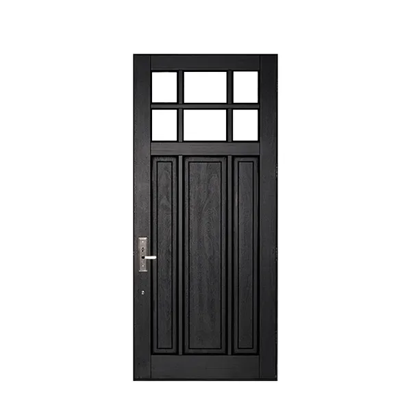 باب مدخل خشبي خارجي من الخشب الصلب المحوري الرئيسي للفيلا