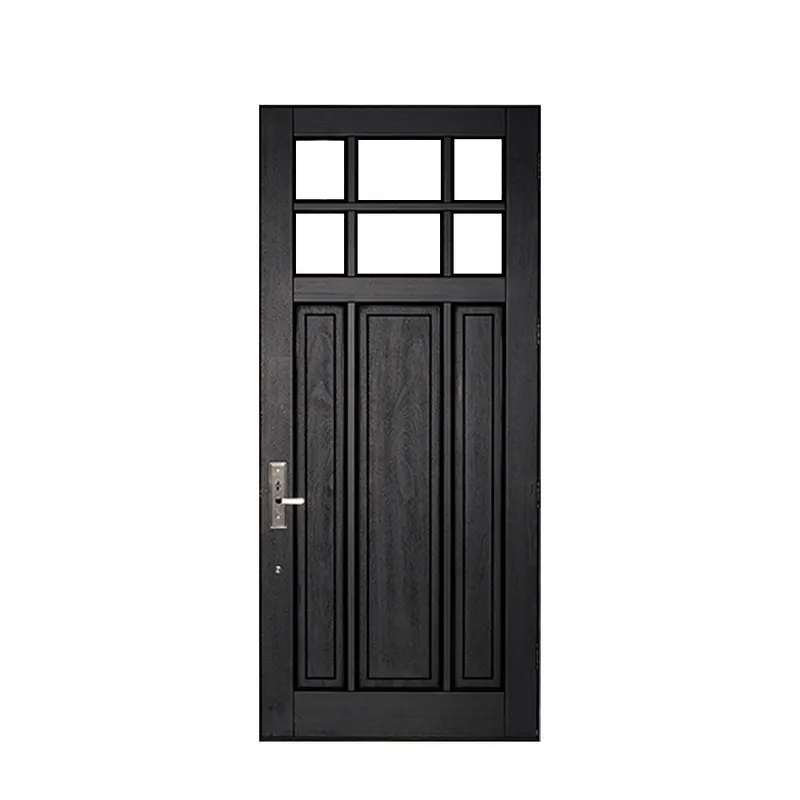 باب مدخل خشبي خارجي من الخشب الصلب المحوري الرئيسي للفيلا