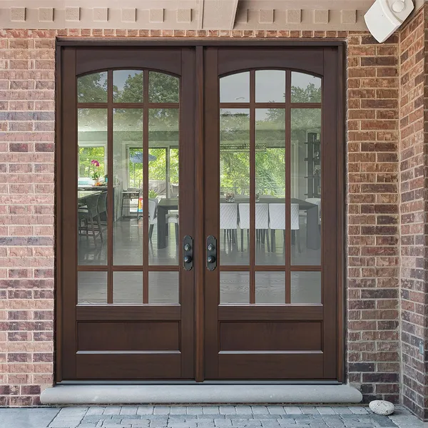 أبواب دخول خشبية حديثة مخصصة باب خارجي خشبي أمامي