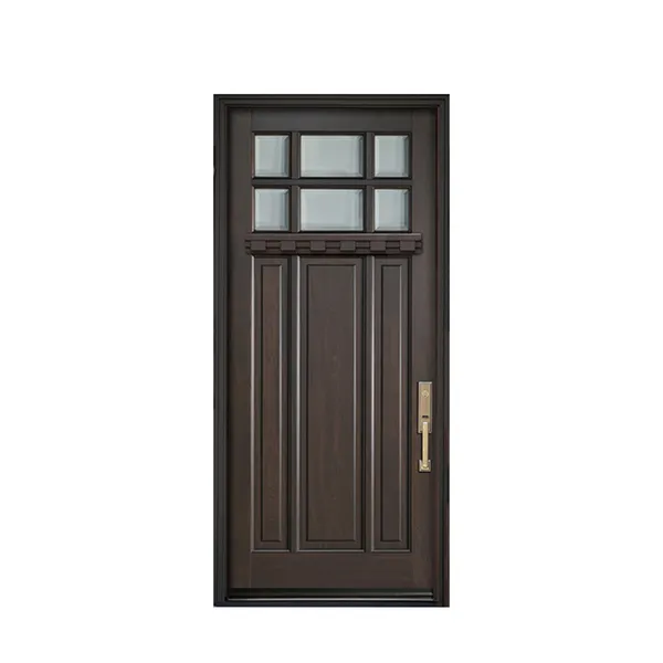 باب خشبي مركب من خشب إم دي إف داخلي بتصميم احترافي للمنزل