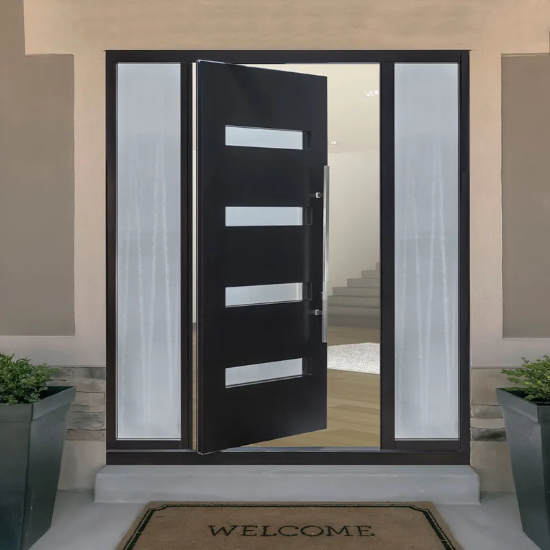 باب محوري خشبي من الميلامين حديث مقاوم للماء للغرفة الخارجية