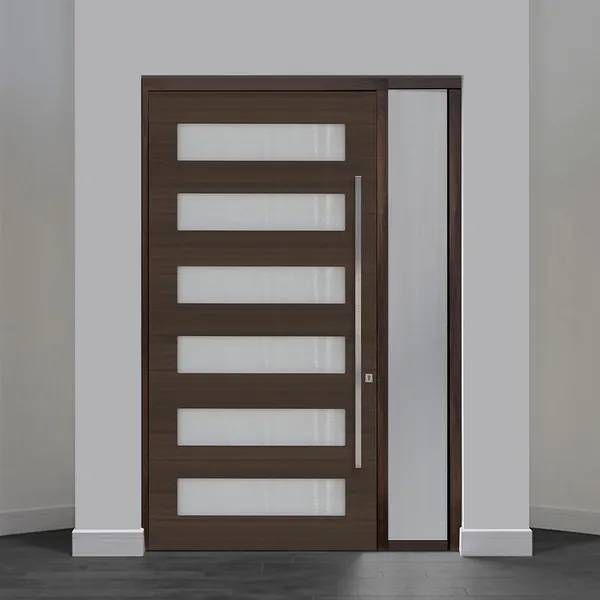 باب محوري خشبي من الميلامين حديث مقاوم للماء للغرفة الخارجية