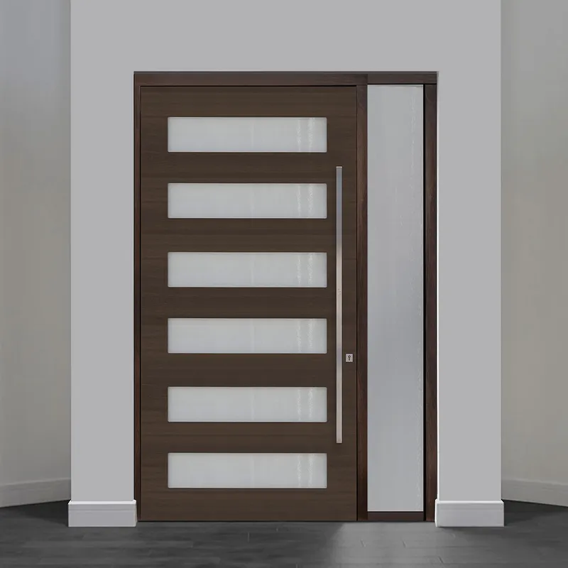 باب محوري خشبي من الميلامين حديث مقاوم للماء للغرفة الخارجية