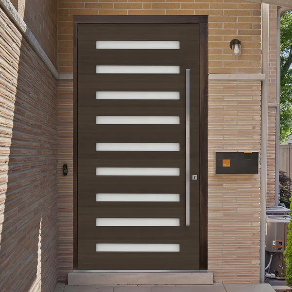 باب محوري خشبي من الميلامين حديث مقاوم للماء للغرفة الخارجية