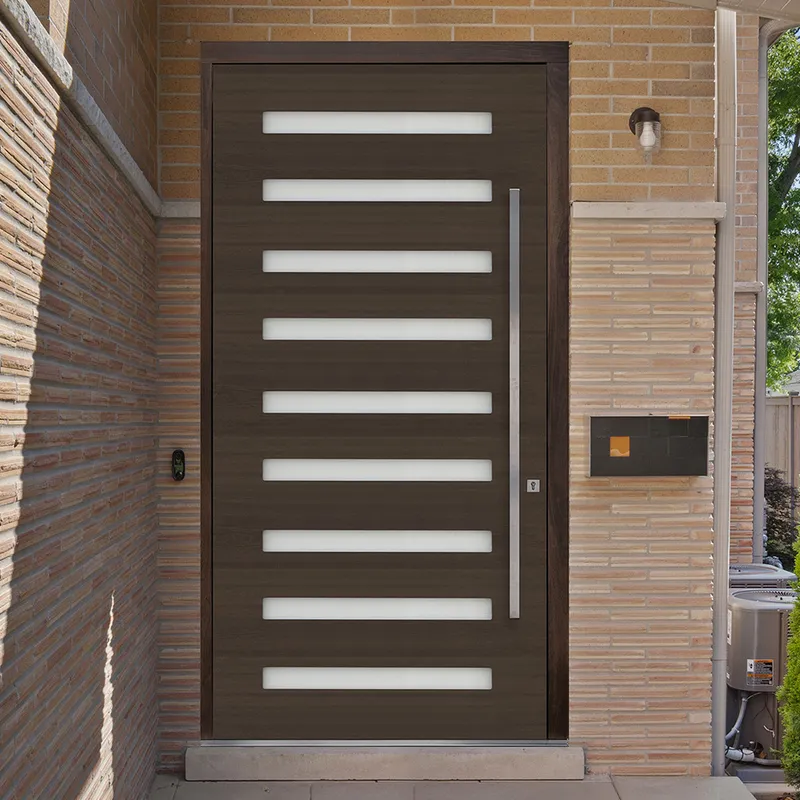 باب محوري خشبي من الميلامين حديث مقاوم للماء للغرفة الخارجية