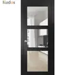 Kudas Solid Core Timber Prehung Interior Solid Wooden Flush Wood Door
