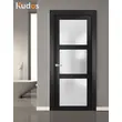 Kudas Solid Core Timber Prehung Interior Solid Wooden Flush Wood Door