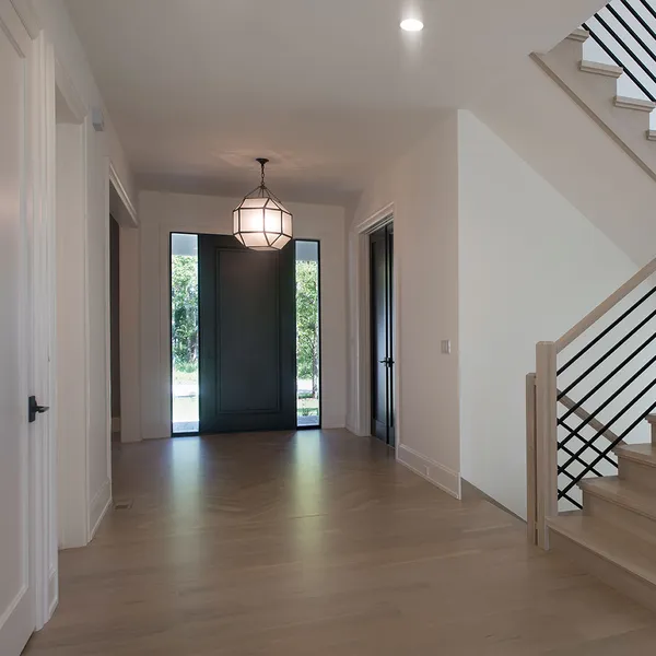 باب دخول أمامي من الخشب الصلب الصلب باب محوري مزدوج للفيلا