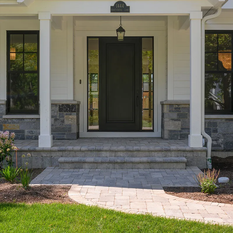 باب دخول أمامي من الخشب الصلب الصلب باب محوري مزدوج للفيلا