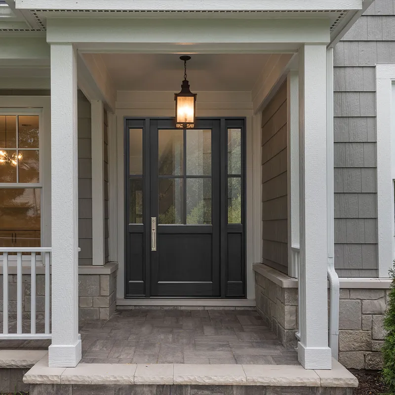 أبواب خشبية مقاومة للحريق من الخشب الصلب مقاومة للحريق