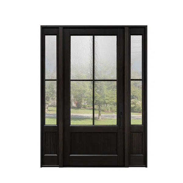 أبواب أمامية مخصصة، أبواب خارجية من الخشب الصلب الفاخر للمنزل