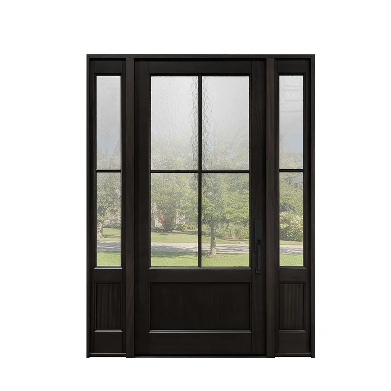 أبواب أمامية مخصصة، أبواب خارجية من الخشب الصلب الفاخر للمنزل