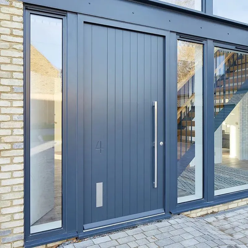 Front Door With Sidelites Exterior Doors External Glass Entry Door