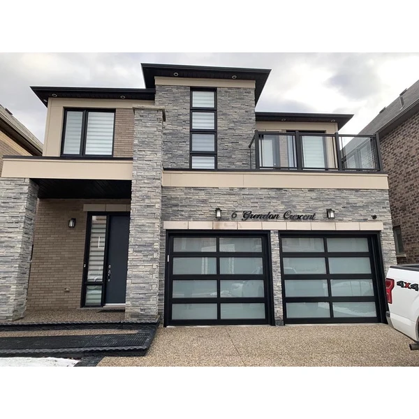 Impact door aluminum 10x10 glass garage door garage sectional doors