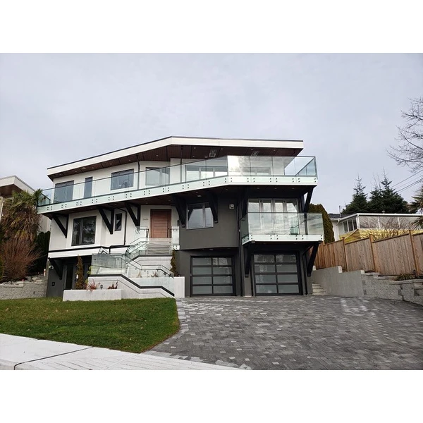 Foshan manufacturer aluminum glass garage door