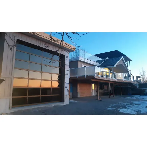 مصنع فوشان باب المرآب الألياف الزجاجية السوداء