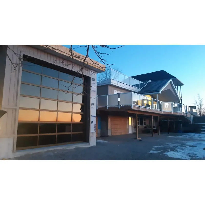 مصنع فوشان باب المرآب الألياف الزجاجية السوداء