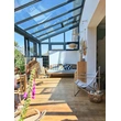 Aluminum transparent glass aluminum sunroom