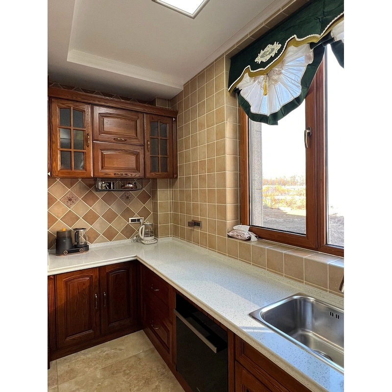 خزائن مطبخ معيارية عالية اللمعان