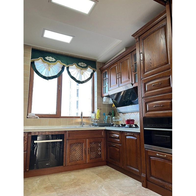 خزائن مطبخ معيارية عالية اللمعان