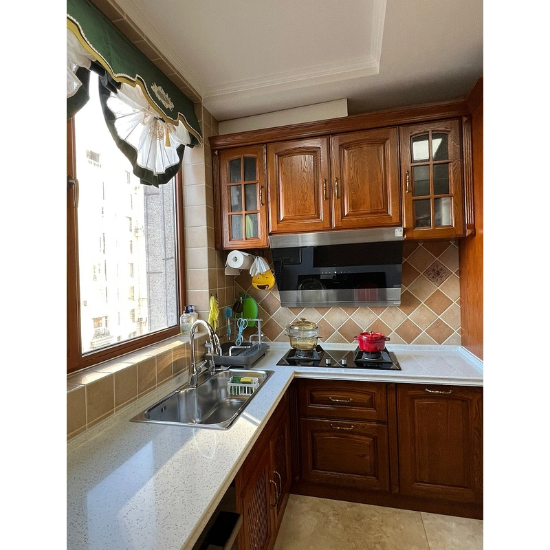 خزائن مطبخ معيارية عالية اللمعان