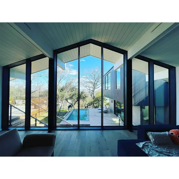 إمالة رأسية وتحويل نوافذ الألمنيوم