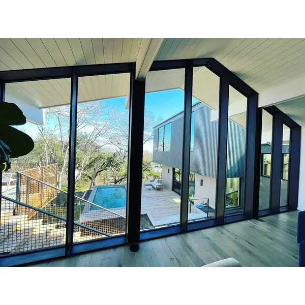 إمالة رأسية وتحويل نوافذ الألمنيوم