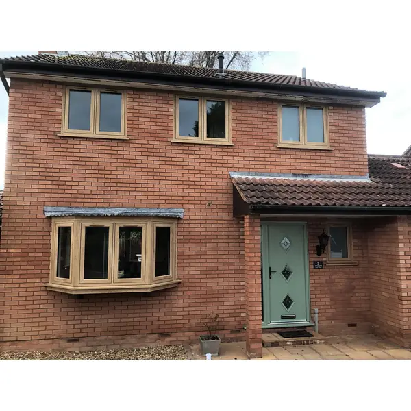 نافذة زجاجية ألمنيوم مزدوجة الأمان