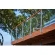 Modern Balcony Glass Railing