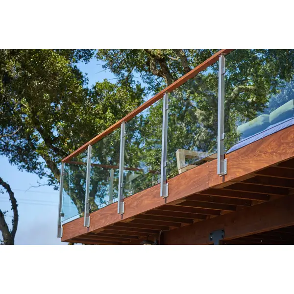 Modern Balcony Glass Railing