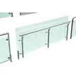Modern Balcony Glass Railing